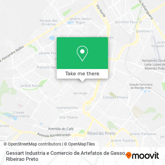 Gessart Industria e Comercio de Artefatos de Gesso map