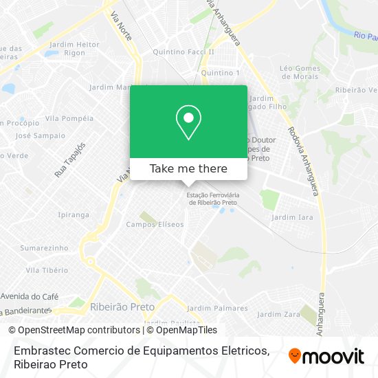 Embrastec Comercio de Equipamentos Eletricos map