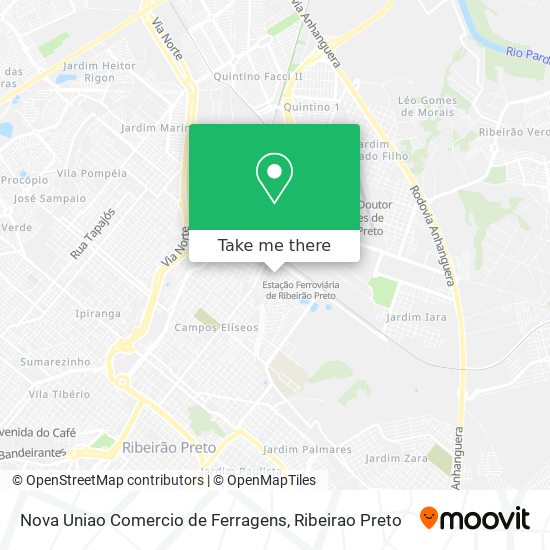 Nova Uniao Comercio de Ferragens map