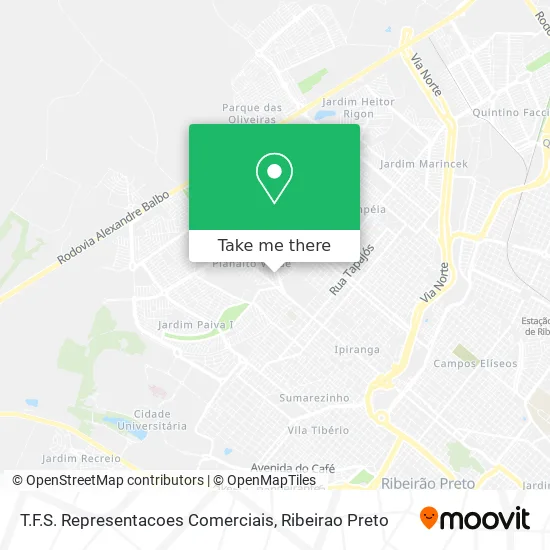 T.F.S. Representacoes Comerciais map