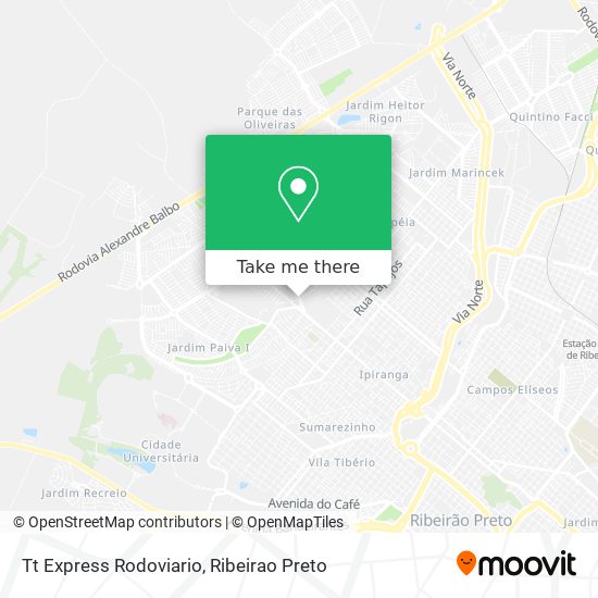 Tt Express Rodoviario map