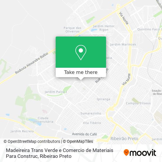 Madeireira Trans Verde e Comercio de Materiais Para Construc map