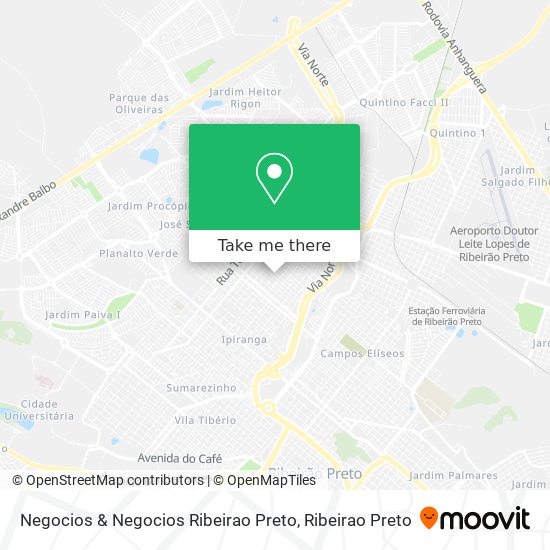 Negocios & Negocios Ribeirao Preto map