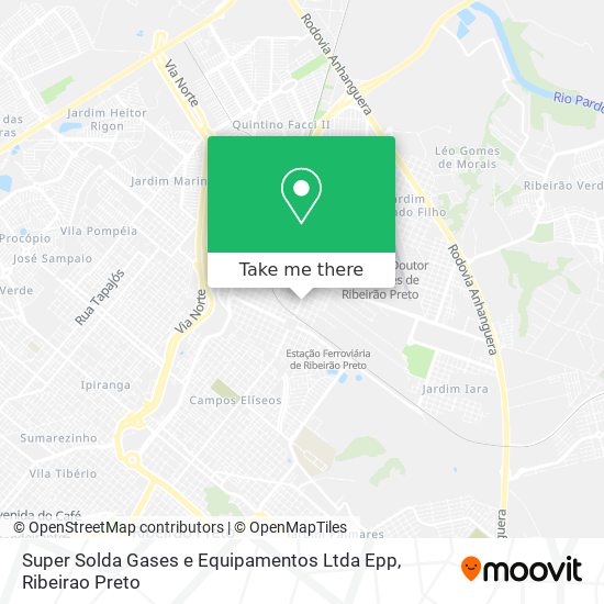 Super Solda Gases e Equipamentos Ltda Epp map