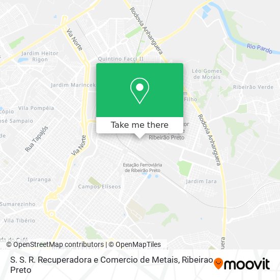 S. S. R. Recuperadora e Comercio de Metais map
