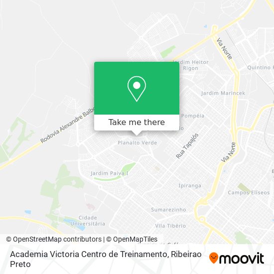Academia Victoria Centro de Treinamento map