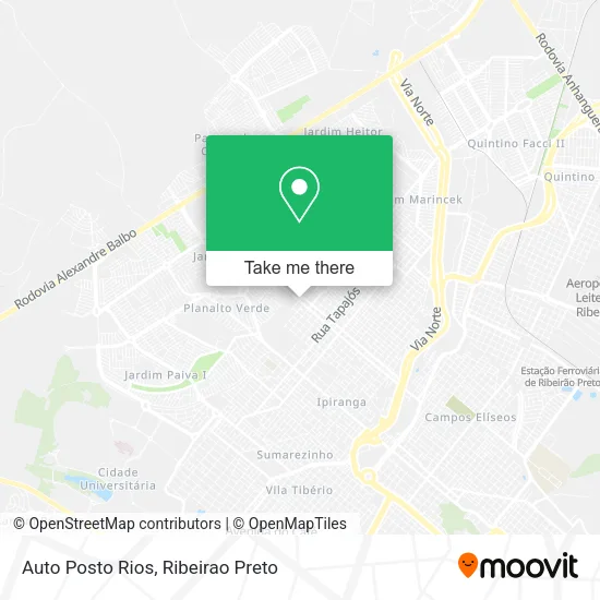Auto Posto Rios map