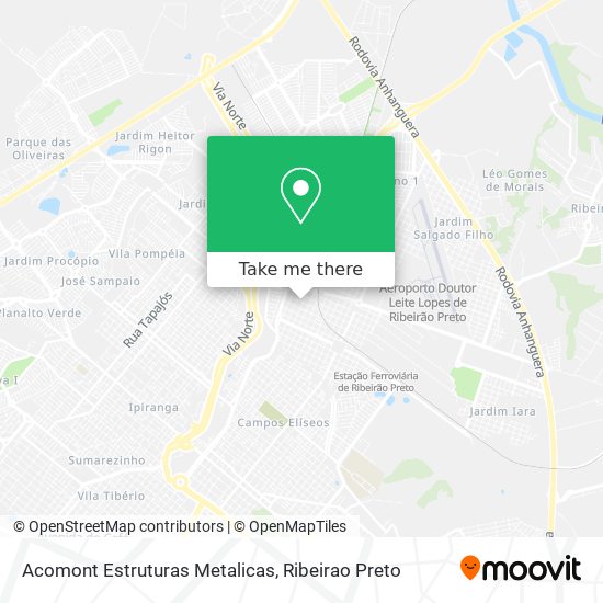 Acomont Estruturas Metalicas map
