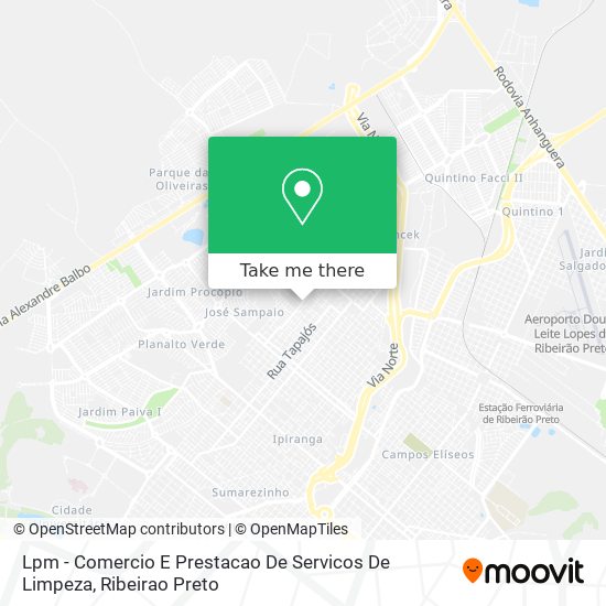 Lpm - Comercio E Prestacao De Servicos De Limpeza map
