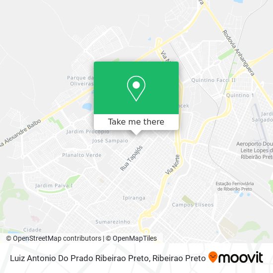 Luiz Antonio Do Prado Ribeirao Preto map