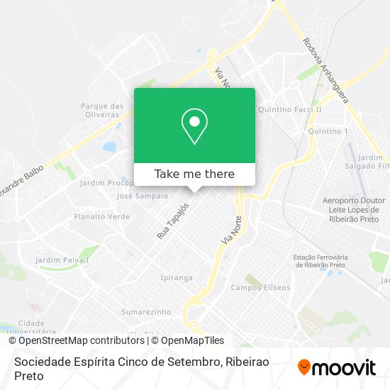 Sociedade Espírita Cinco de Setembro map