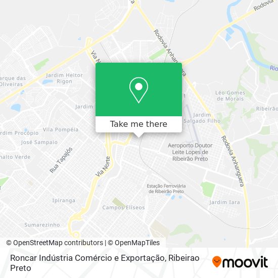 Mapa Roncar Indústria Comércio e Exportação