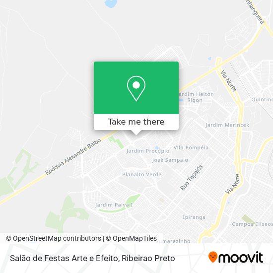 Salão de Festas Arte e Efeito map