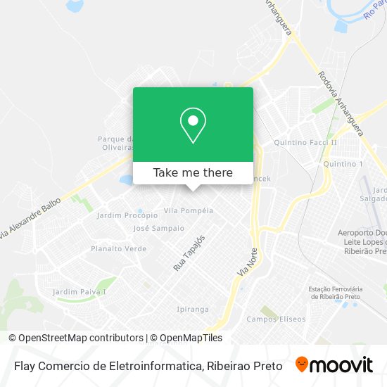 Flay Comercio de Eletroinformatica map