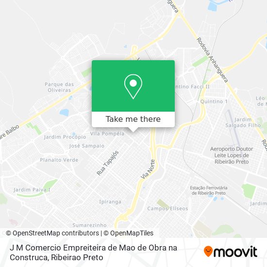 J M Comercio Empreiteira de Mao de Obra na Construca map