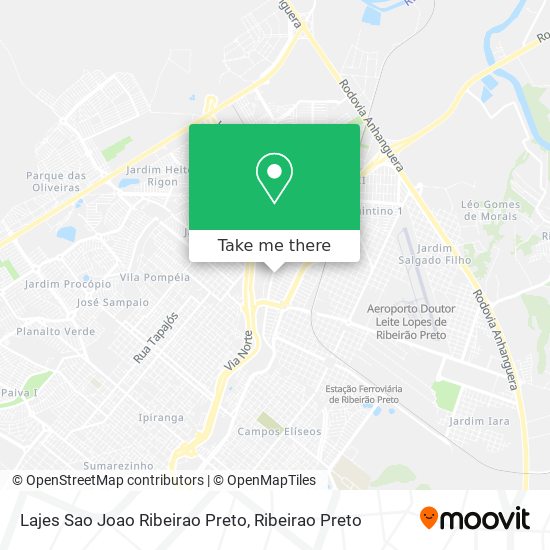 Lajes Sao Joao Ribeirao Preto map