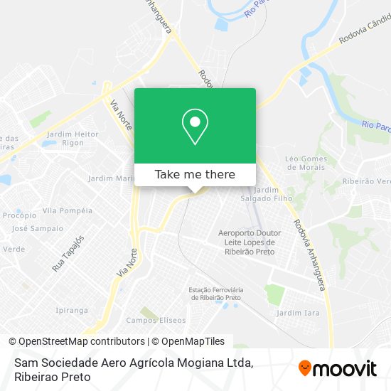 Sam Sociedade Aero Agrícola Mogiana Ltda map