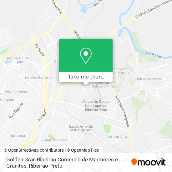 Golden Gran Ribeirao Comercio de Marmores e Granitos map