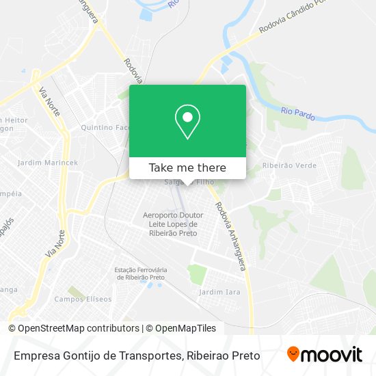 Empresa Gontijo de Transportes map