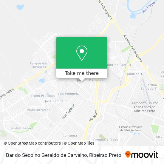 Bar do Seco no Geraldo de Carvalho map