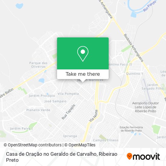 Casa de Oração no Geraldo de Carvalho map