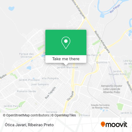 Ótica Javari map