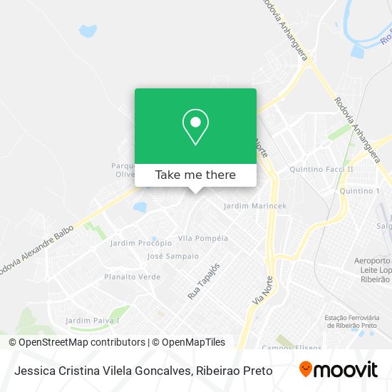 Jessica Cristina Vilela Goncalves map