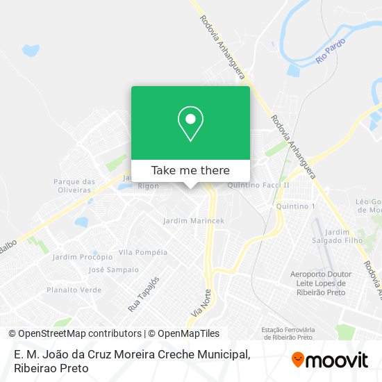E. M. João da Cruz Moreira Creche Municipal map