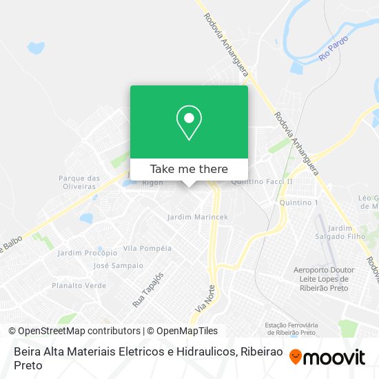 Beira Alta Materiais Eletricos e Hidraulicos map