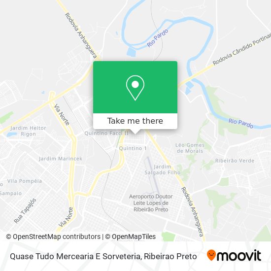 Mapa Quase Tudo Mercearia E Sorveteria