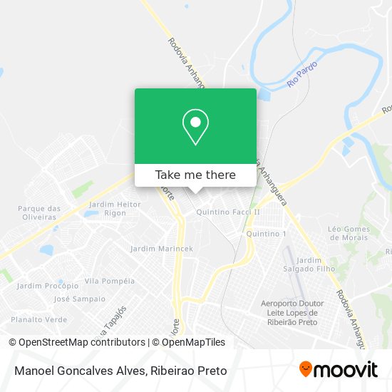 Mapa Manoel Goncalves Alves