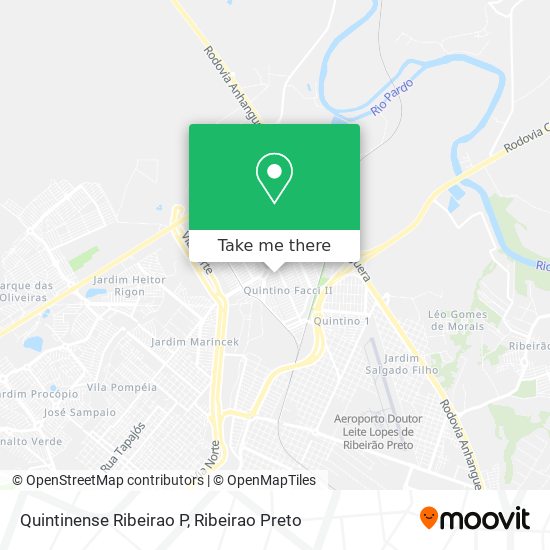 Quintinense Ribeirao P map