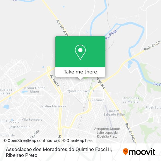 Associacao dos Moradores do Quintino Facci II map