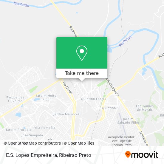E.S. Lopes Empreiteira map