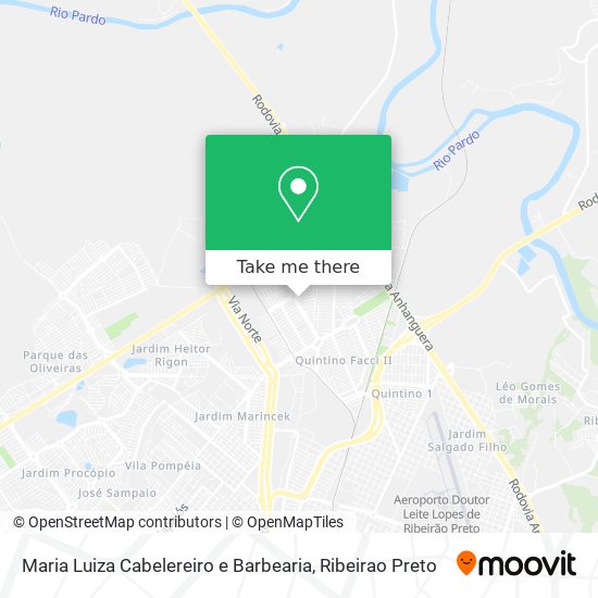 Maria Luiza Cabelereiro e Barbearia map
