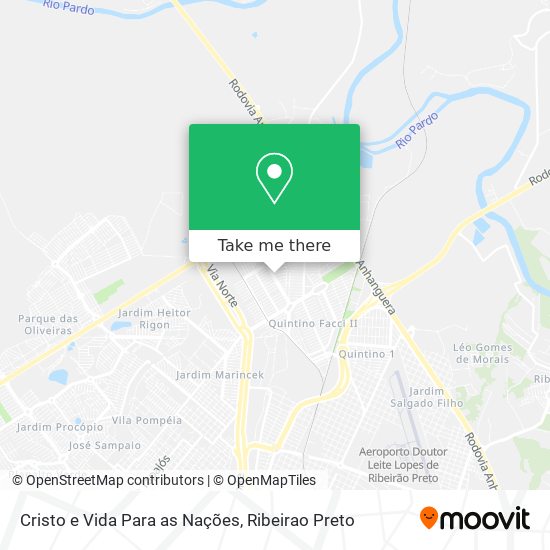 Cristo e Vida Para as Nações map