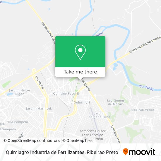 Quimiagro Industria de Fertilizantes map