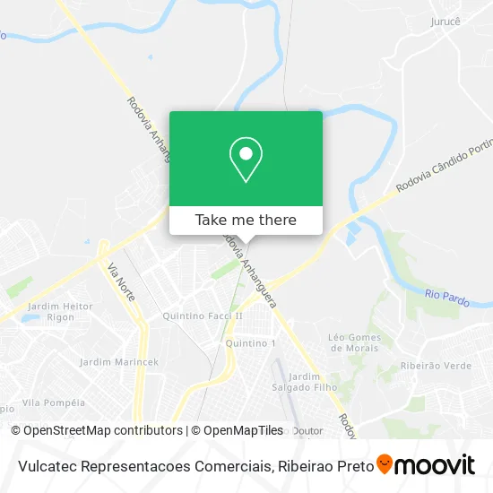 Vulcatec Representacoes Comerciais map