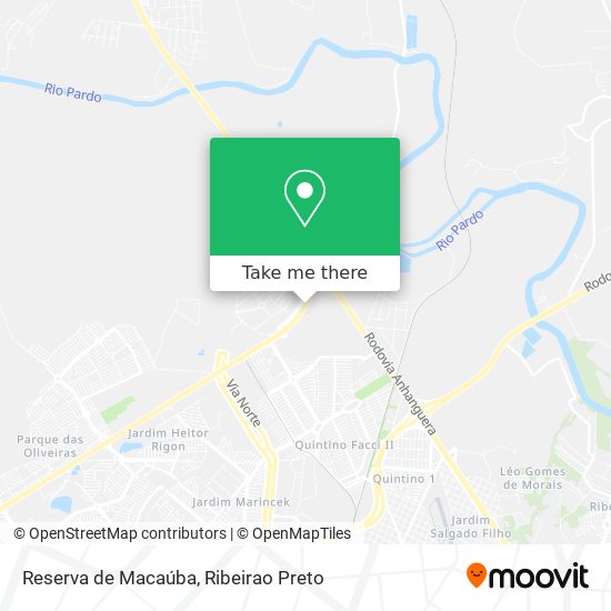 Reserva de Macaúba map