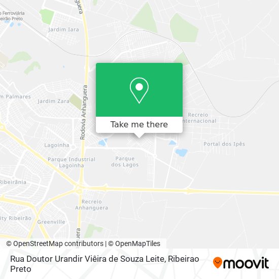 Rua Doutor Urandir Viêira de Souza Leite map