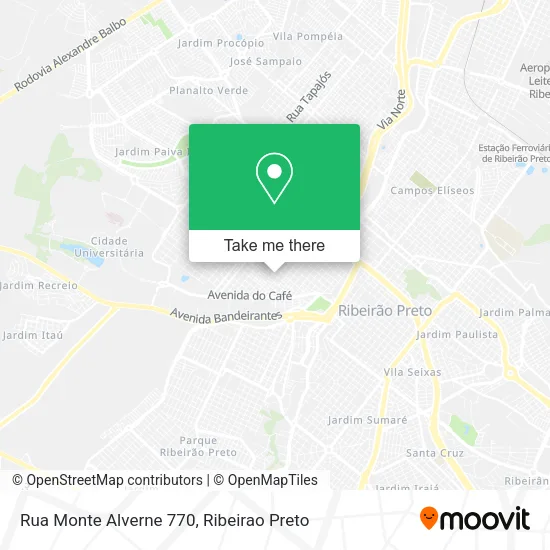 Rua Monte Alverne 770 map