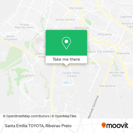 Santa Emília TOYOTA map