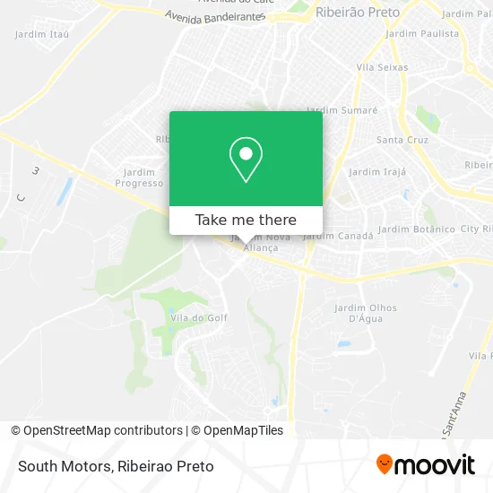 South Motors map