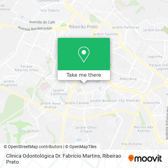 Clínica Odontológica Dr. Fabrício Martins map