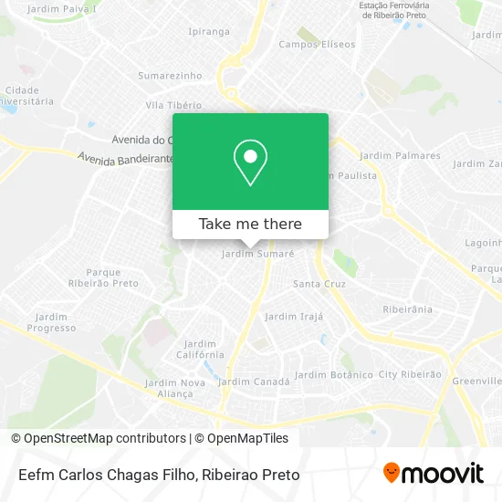 Eefm Carlos Chagas Filho map