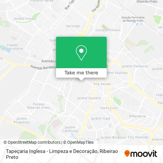 Tapeçaria Inglesa - Limpeza e Decoração map