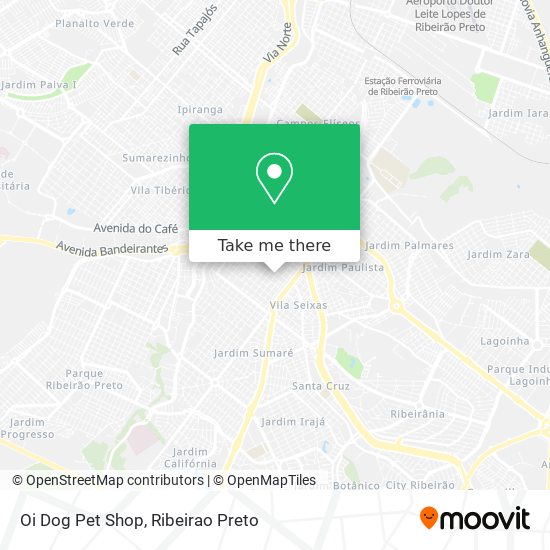 Mapa Oi Dog Pet Shop