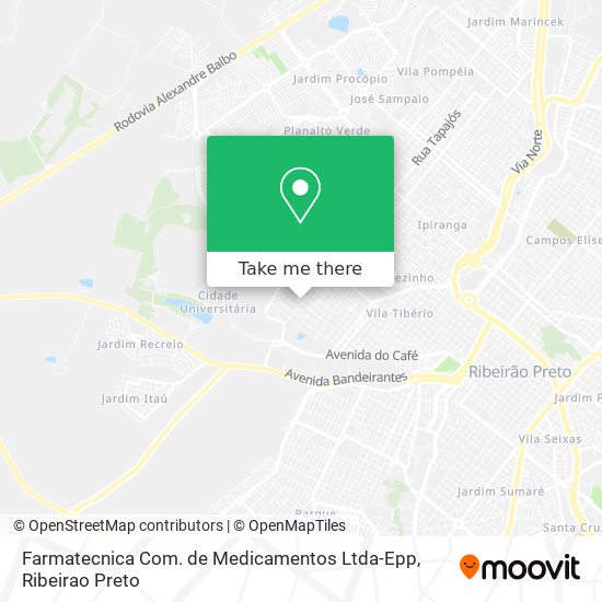 Farmatecnica Com. de Medicamentos Ltda-Epp map