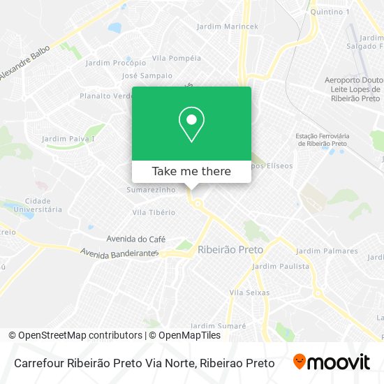 Carrefour Ribeirão Preto Via Norte map