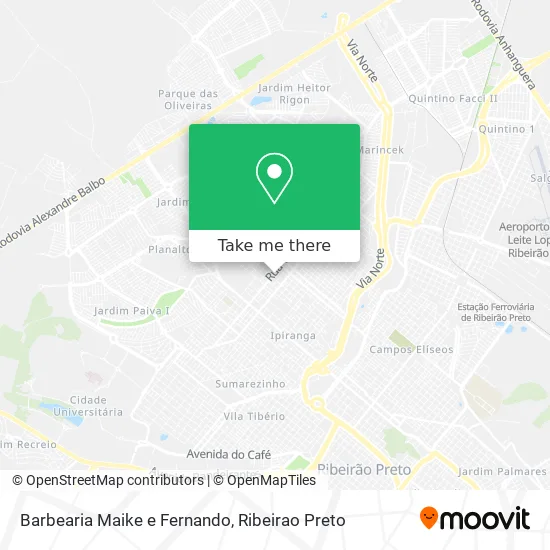 Barbearia Maike e Fernando map